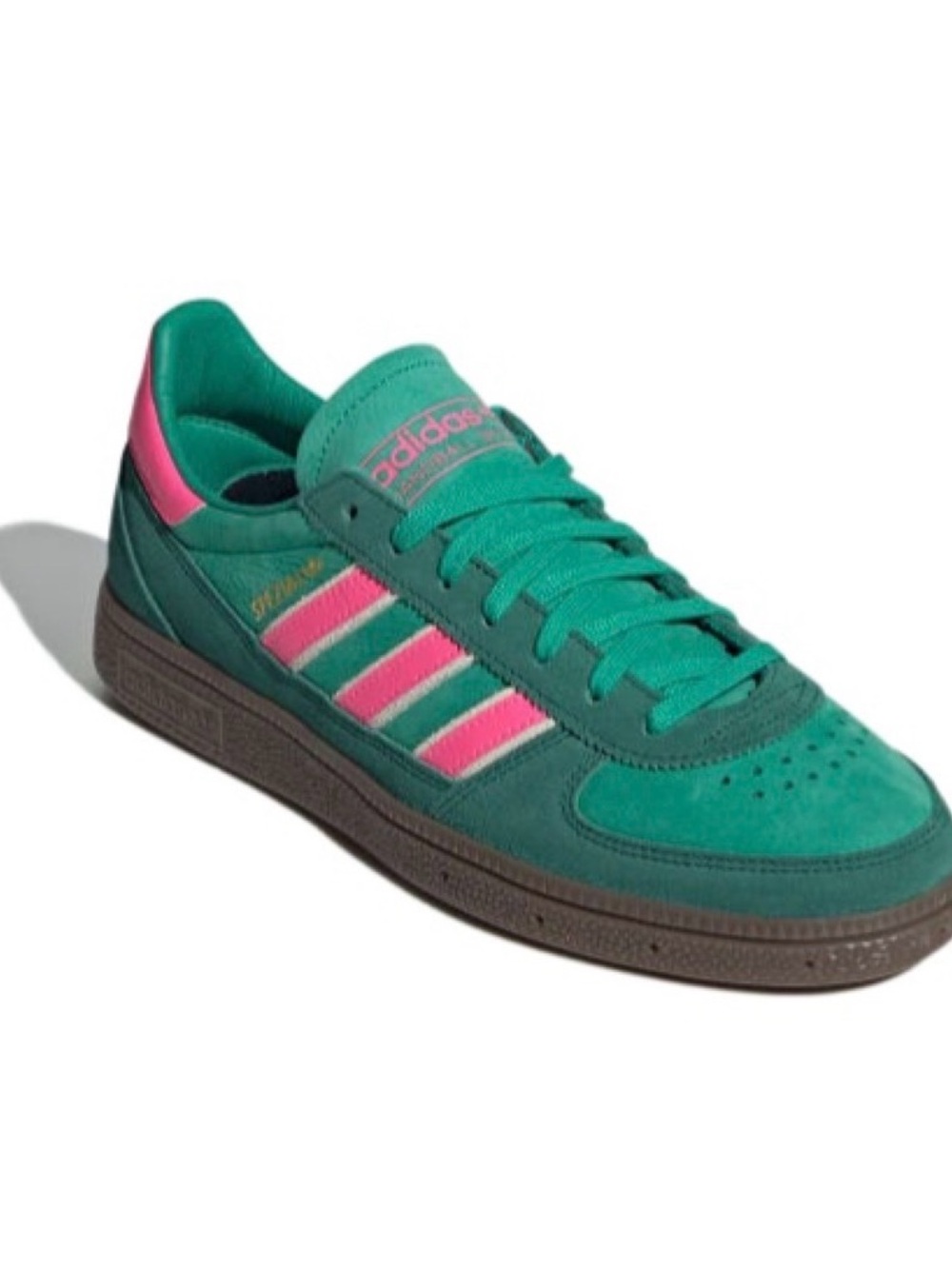 adidas Samba Teal Green with Hot Pink Accents - Picture 3 of 15